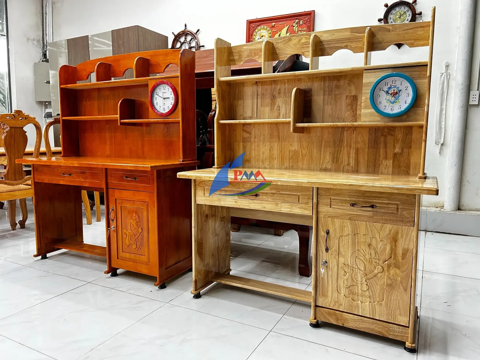 Bàn học gỗ ghép 1m2