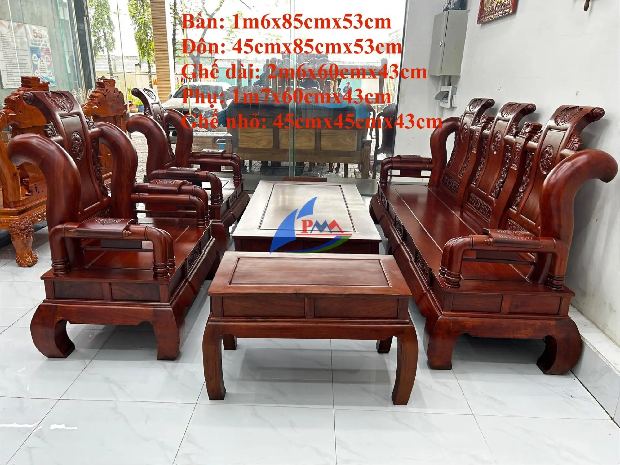 Salon Gỗ Hương Đá Tần – Vẻ Đẹp Cổ Điển, Sang Trọng