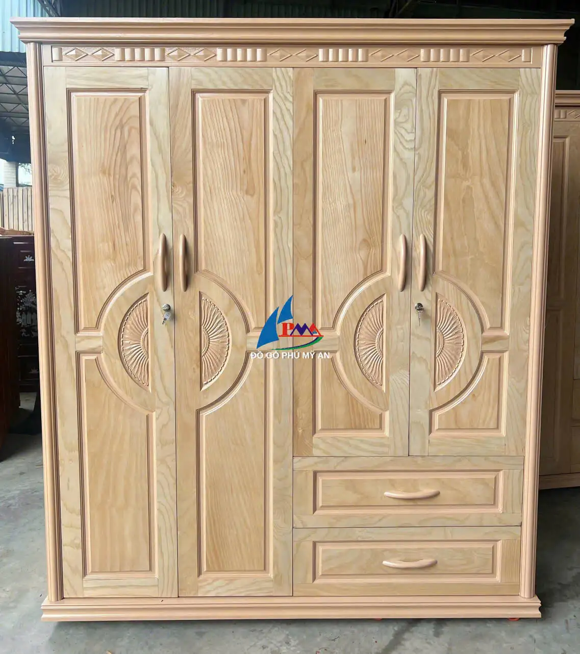 Tủ 4 Cánh Gỗ – Vừa Đẹp Vừa Tiện Dụng Cho Không Gian Sống
