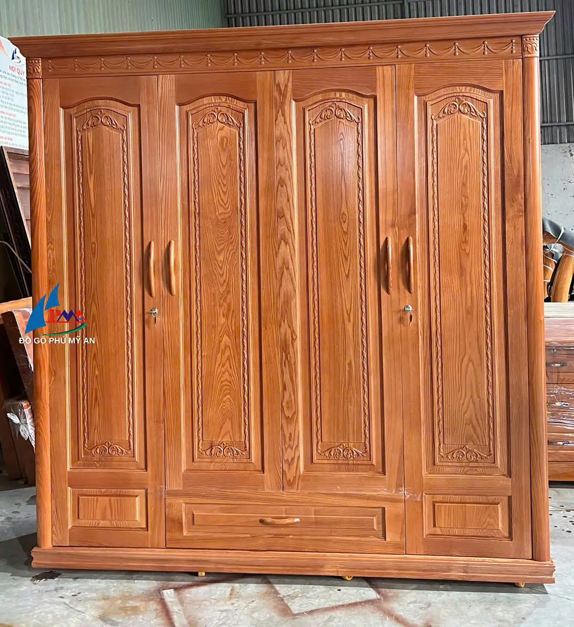 Tủ 4 Cánh Gỗ – Vừa Đẹp Vừa Tiện Dụng Cho Không Gian Sống